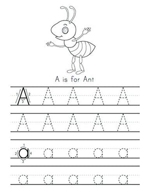 Trace Letters: Alphabet Handwriting Practice workbook for kids: Preschool writing Workbook with Sight words for Pre K, Kindergar,New