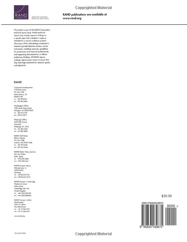 Measuring the Statutory and Regulatory Constraints on DoD Acquisition: Research Design for an Empirical Study (Technical Report),Used