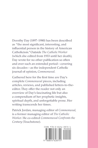 Dorothy Day: Writings From Commonweal