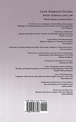 The Politics of Moral Sin: Abortion and Divorce in Spain, Chile and Argentina (Latin American Studies),Used