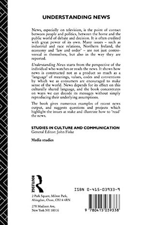Understanding News (Studies in Culture and Communication),Used
