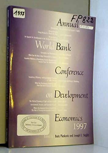 Annual World Bank Conference on Development Economics 1997,Used