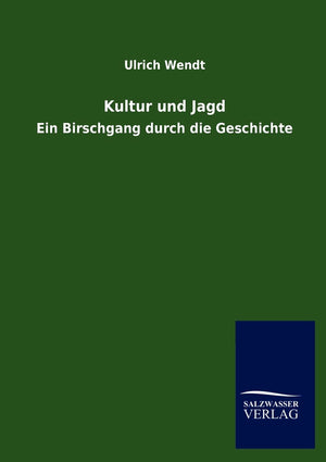 Kultur und Jagd (German Edition),Used