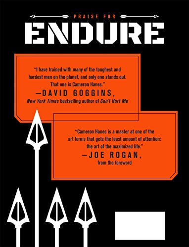 Endure: How to Work Hard, Outlast, and Keep Hammering,Used