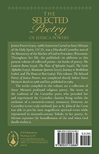 The Selected Poetry of Jessica Powers,Used