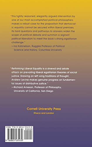 Rethinking Liberal Equality,Used