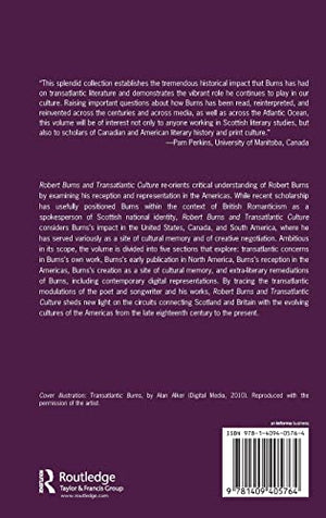 Robert Burns and Transatlantic Culture (Ashgate Series in NineteenthCentury Transatlantic Studies),Used