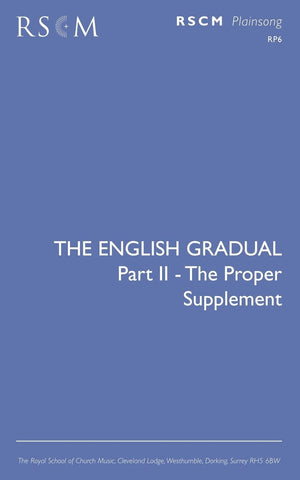 The English Gradual Part II  The Proper Supplement,Used