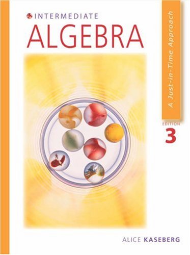 Intermediate Algebra (with CDROM, BCA/iLrn Tutorial, and InfoTrac ),Used