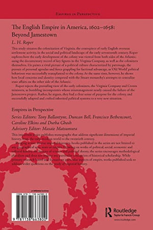 The English Empire in America, 16021658 (Empires in Perspective),Used