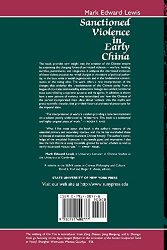 Sanctioned Violence In Early China (Suny Series In Chinese Philosophy And Culture),Used