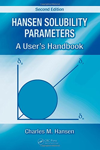 Hansen Solubility Parameters: A User's Handbook, Second Edition,Used