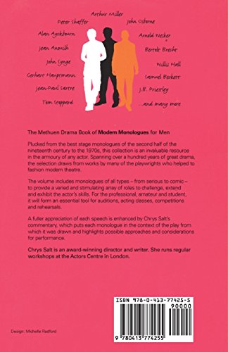 The Methuen Drama Book Of Modern Monologues For Men (Audition Speeches),New