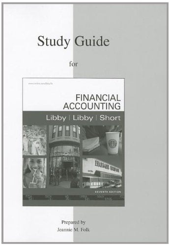 Study Guide to accompany Financial Accounting,Used