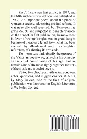 Tennyson's The Princess: A Medley,Used