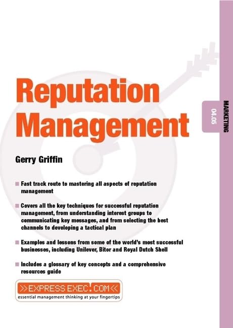 Reputation Management: Marketing 04.05,Used