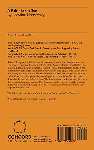 A Raisin In The Sun (Thirtieth Anniversary Edition),New