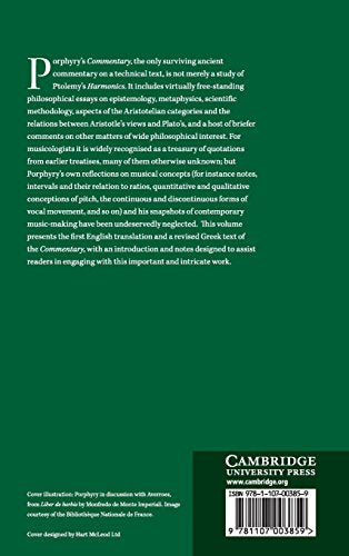 Porphyry's Commentary on Ptolemy's Harmonics,Used