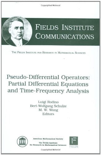 Pseudodifferential Operators: Partial Differential Equations And Timefrequency Analysis,Used