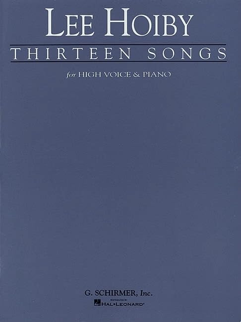 Thirteen Songs: Voice and Piano,Used