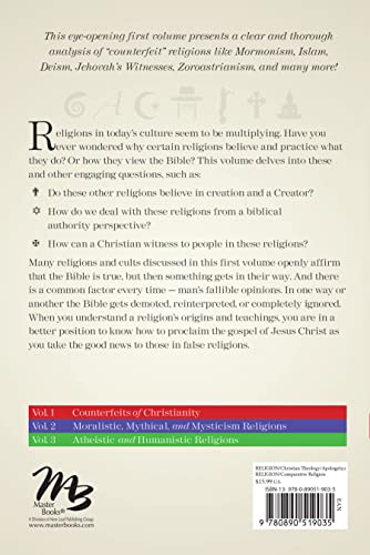 World Religions and Cults: Counterfeits of Christianity (Volume 1),Used
