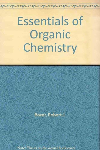 Essentials of Organic Chemistry,Used