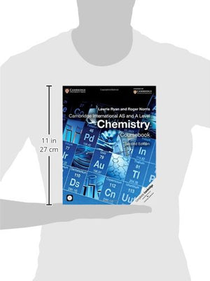 Cambridge International AS and A Level Chemistry Coursebook with CDROM (Cambridge International Examinations),Used