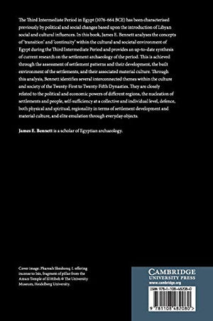 The Archaeology of Egypt in the Third Intermediate Period,Used