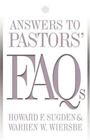 Answers To Pastors' FAQs,Used