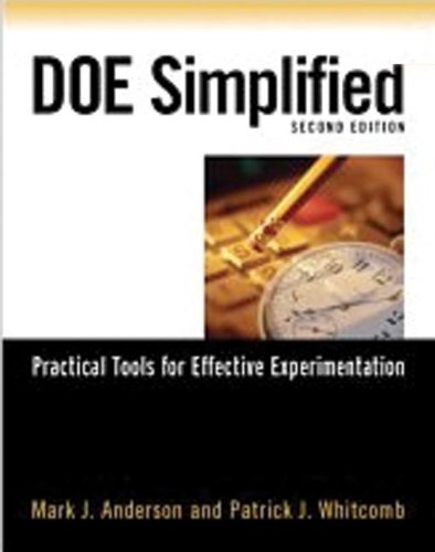 DOE Simplified: Practical Tools for Effective Experimentation,New