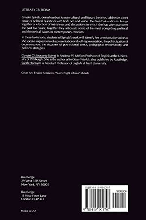 The PostColonial Critic,Used