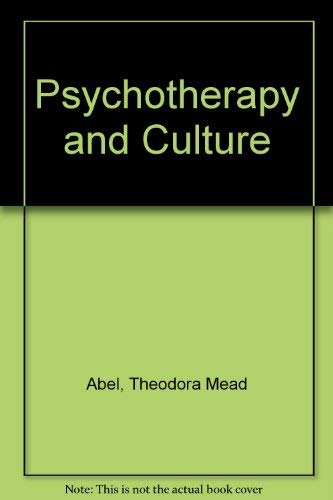 Psychotherapy and Culture,Used