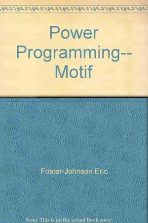 Power Programming Motif,Used
