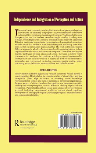 Independence and Integration of Perception and Action: A Special Issue of Visual Cognition (Special Issues of Visual Cognition),Used
