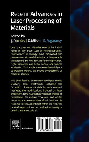 Recent Advances in Laser Processing of Materials (European Materials Research Society Series),Used