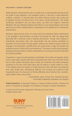 Announcements: On Novelty (Intersections: Philosophy and Critical Theory),Used