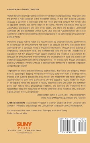 Announcements: On Novelty (Intersections: Philosophy and Critical Theory),Used