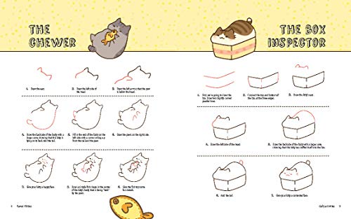 Kawaii Kitties: Learn How To Draw 75 Cats In All Their Glory (Volume 6) (Kawaii Doodle, 6)