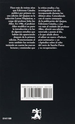 Don Quijote De La Mancha, I (Spanish Edition),Used