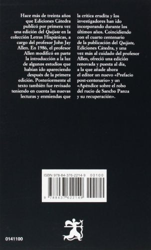 Don Quijote De La Mancha, I (Spanish Edition),Used