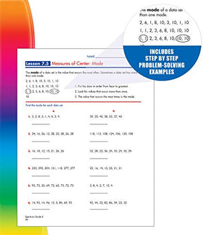 Spectrum Grade 6 Math & Language Arts Workbook6th Grade State Standards for Fractions, Decimals, Equations, Nonfiction, Fiction,Used