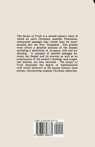 Biblical Interpretation in the Gnostic Gospel of Truth From Nag Hammadi,Used