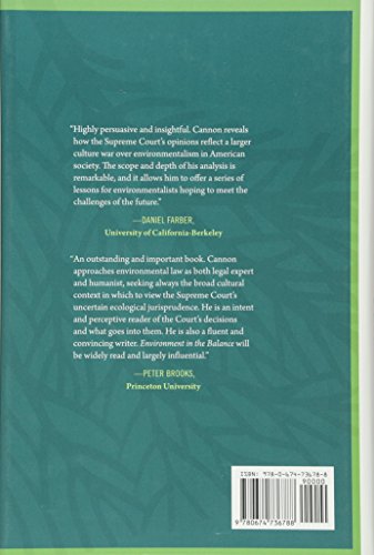 Environment in the Balance: The Green Movement and the Supreme Court,Used