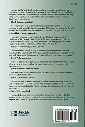 Roman Catholics And Evangelicals: Agreements And Differences,New