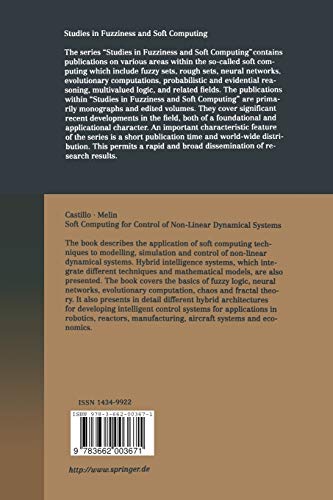 Soft Computing for Control of NonLinear Dynamical Systems (Studies in Fuzziness and Soft Computing, 63),Used