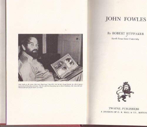 John Fowles (Twayne's English Authors Series),Used