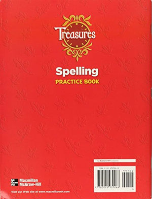 Treasures: Spelling Practice Book, Grade 1,Used