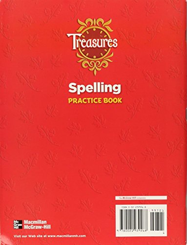 Treasures: Spelling Practice Book, Grade 1,Used
