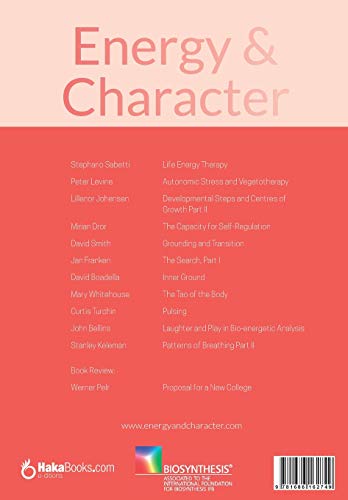 Energy & Character  Volume 10 N.2: May 1979  International Journal Of Biosynthesis,New