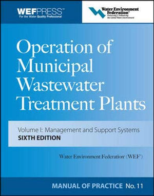 Operation of Municipal Wastewater Treatment Plants (3Volume Set),Used